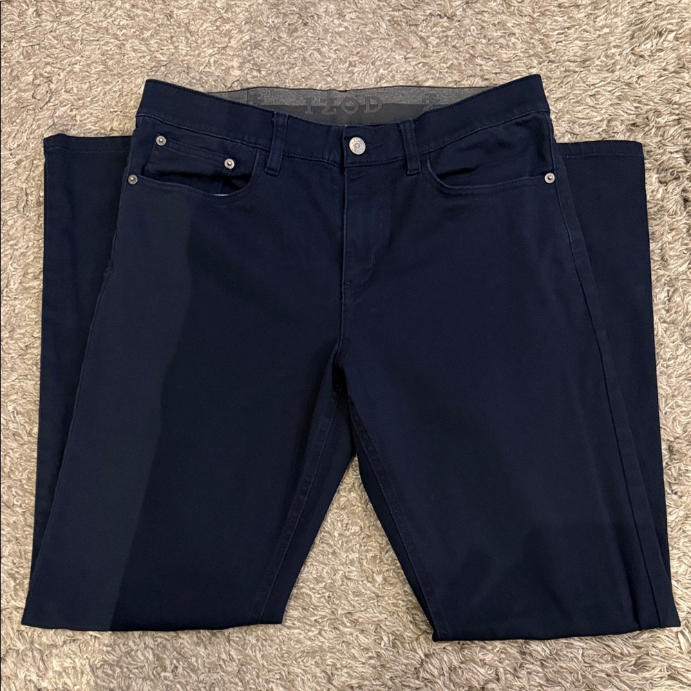 NWOT NEVER WORN Izod Men's Navy Straight Jeans